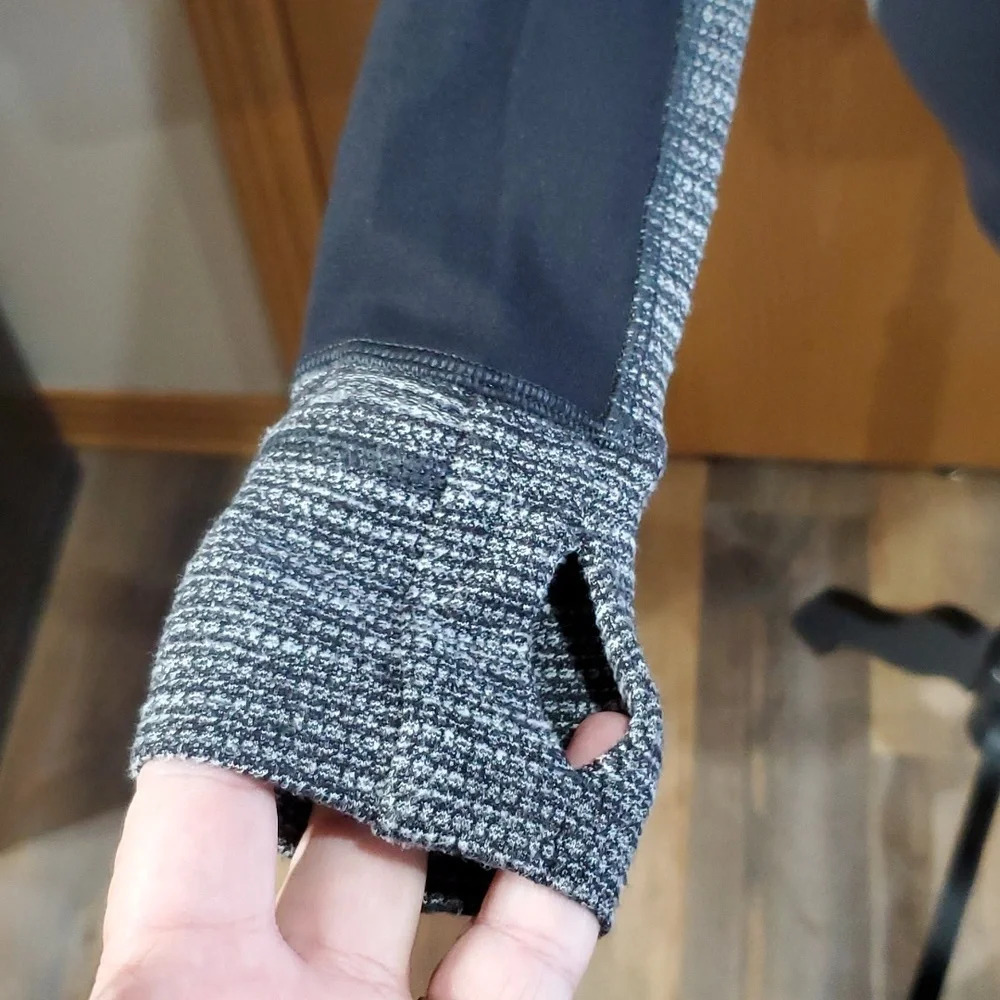 Lululemon Half Zip Workout Jacket Pullover Black … - image 3